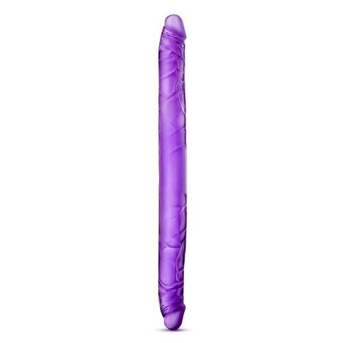 Dildo Doble Púrpura de 16 Pulgadas B Yours para Placer Dual