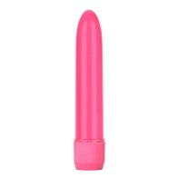 Mini Vibrador Multispeed Rosa Neón