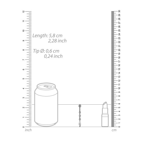 Ouch Stainless Steel Urethral Sounding Plug