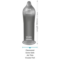 Preservativos EXS Air Thin para una Experiencia Íntima Mejorada