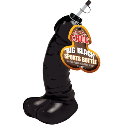 Botella Deportiva Grande Negra Dicky Chug