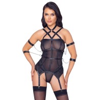 Cottelli Bondage Basque and String Set for Ultimate Adventure