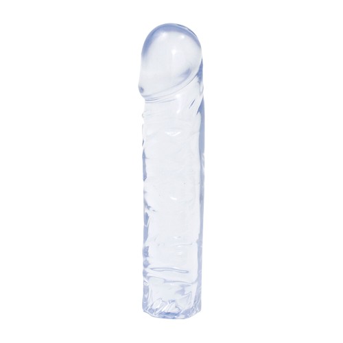 Pene de Gelatina Crystal de 8 Pulgadas Claro