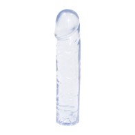 Pene de Gelatina Crystal de 8 Pulgadas Claro