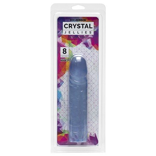 Pene de Gelatina Crystal de 8 Pulgadas Claro