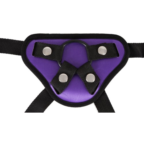 Universal Harness Strap-On in Purple and Black