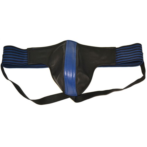 Rouge Garments Black and Blue Jock for Medium Sizes