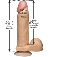 Dildo Realista de 8 Pulgadas Flesh Pink