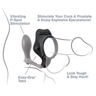 Fantasy C-Ringz Rock Hard Ass-Gasm Prostate Massager - Dual Action Pleasure