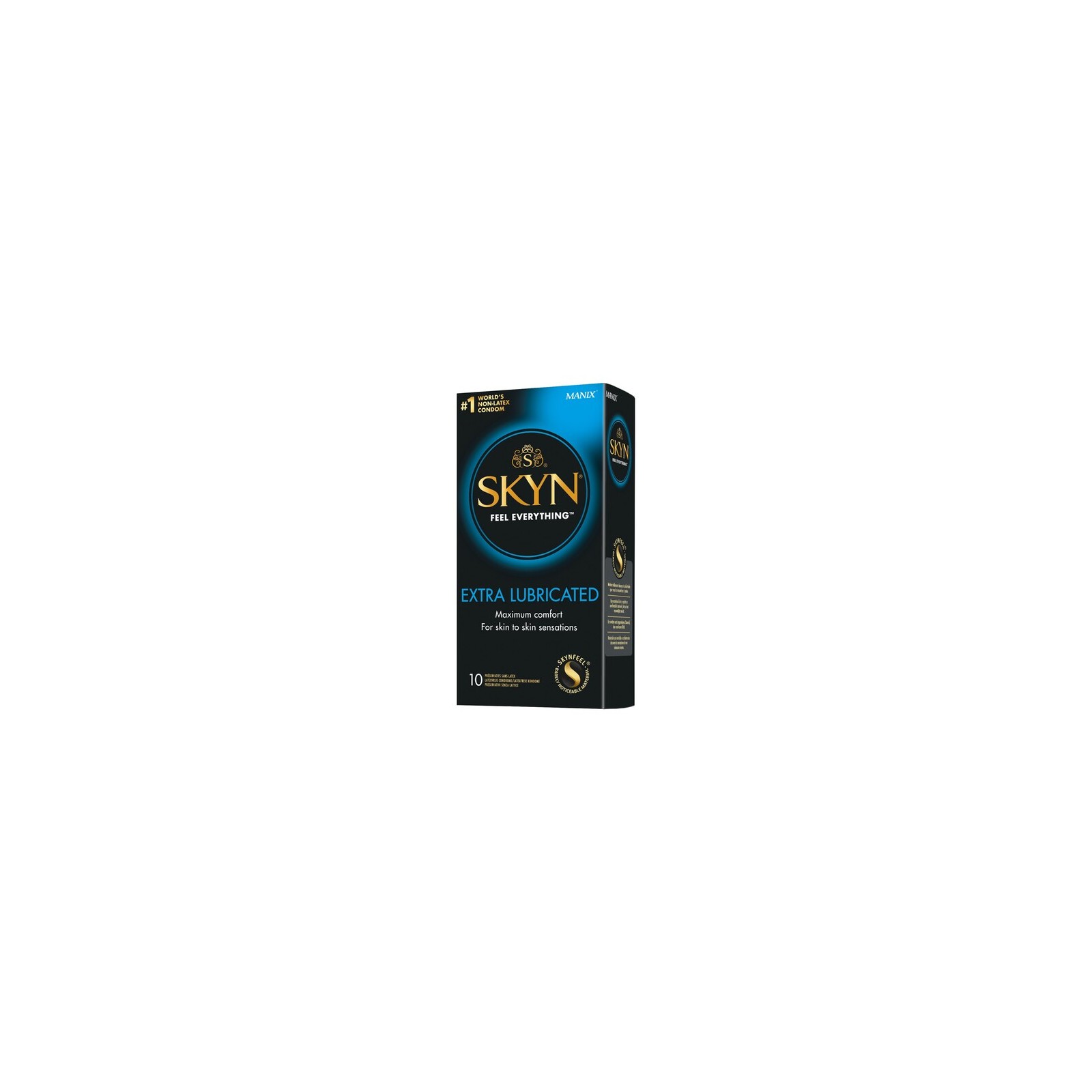 Condones SKYN Sin Látex Extra Lubricados 10 Unidades