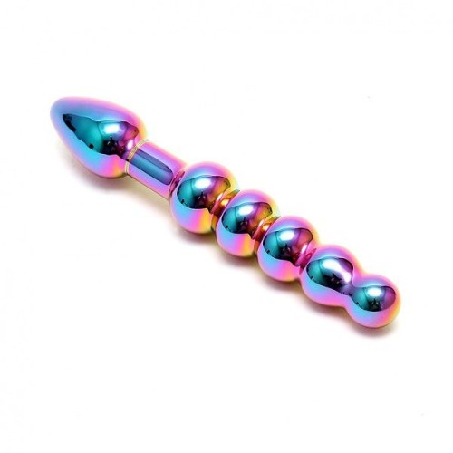 Sensual Multi-Colored Glass Laila Anal Probe for Pleasure