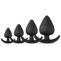 Set de Butt Plugs de Silicona Pequeños para Explorar el Placer