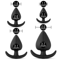 Small Silicone Butt Plug Set for Exploring Pleasure