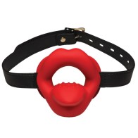 Master Series Vibrating Sissy Mouth Gag for Ultimate Pleasure