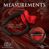 Master Series Vibrating Sissy Mouth Gag for Ultimate Pleasure