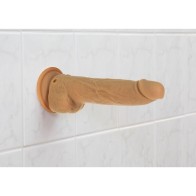 Naked Attraction Thrusting Dildo 9 Inch Caramel