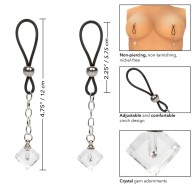 Joyería para Pezones No Perforante Nipple Play Crystal Gem