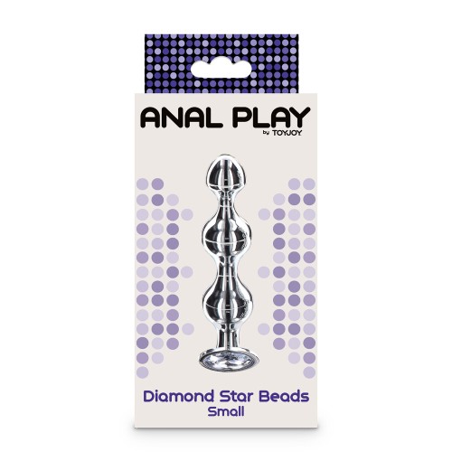 Diamond Star Beads Anal Plug