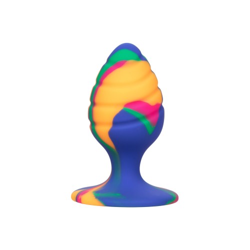 Plug Anal Cheeky Swirl Medium Tie Dye - Diversión en el Juego