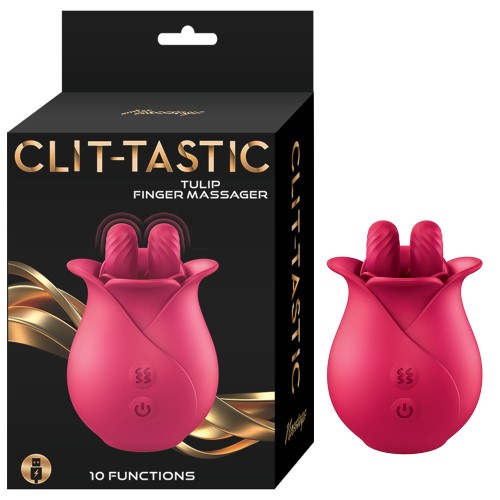 Clit-Tastic Tulip Finger Massager for Ultimate Pleasure