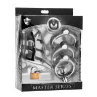 Cárcel de Castidad Vibrante Master Series para el Control Definitivo