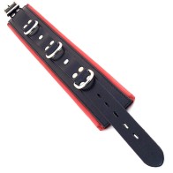 Rouge Garments Black And Red Padded Collar Perfect for BDSM Adventures