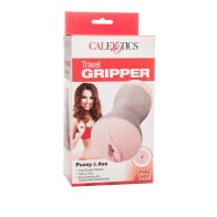 Masturbador de Viaje Gripper de Culo y Vagina Para Aventuras Placenteras