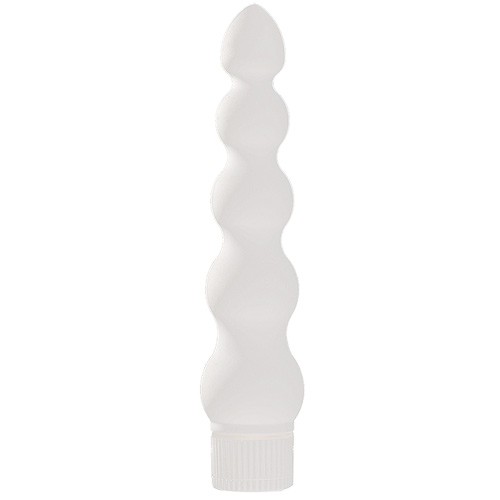 Vibrador Anal Ribeteado de 7 Pulgadas White Nights