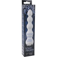 Vibrador Anal Ribeteado de 7 Pulgadas White Nights