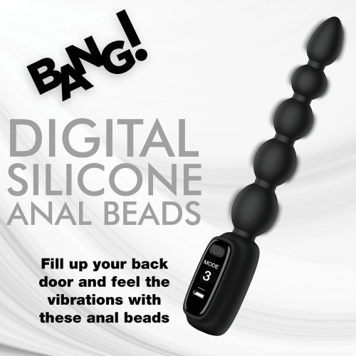 Play Hard Digital Silicone Anal Beads for Enhanced Pleasure