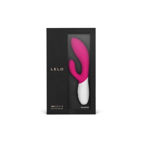 Vibrador Lelo Ina Wave 2 de Lujo Recargable en Cerise