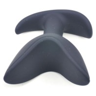 Black Silicone Ass Anchor Butt Plug for Enhanced Pleasure