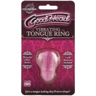 Pink Vibrating Tongue Ring for Exciting Pleasure