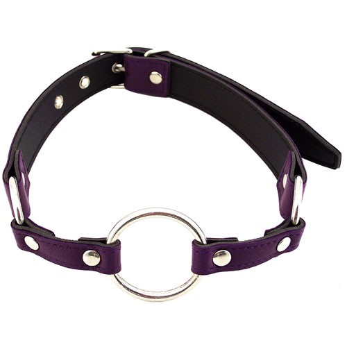 Rouge Adjustable O Ring Gag Purple