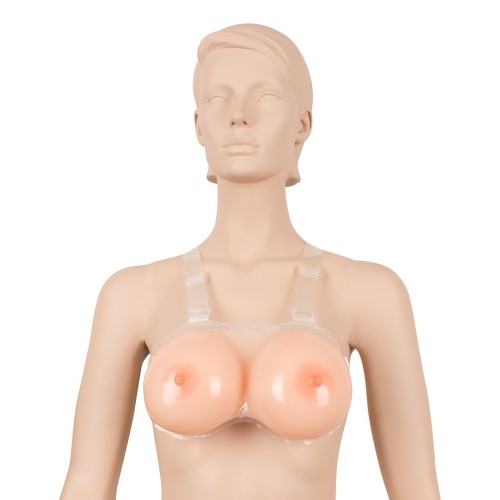 Strap On Silicone Breasts 1200g Realistic Look