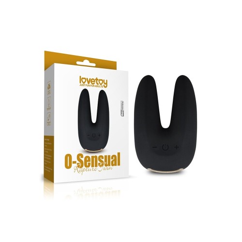 Vibrador Twin O Sensual Rapture Lovetoy para Estimulación Dirigida