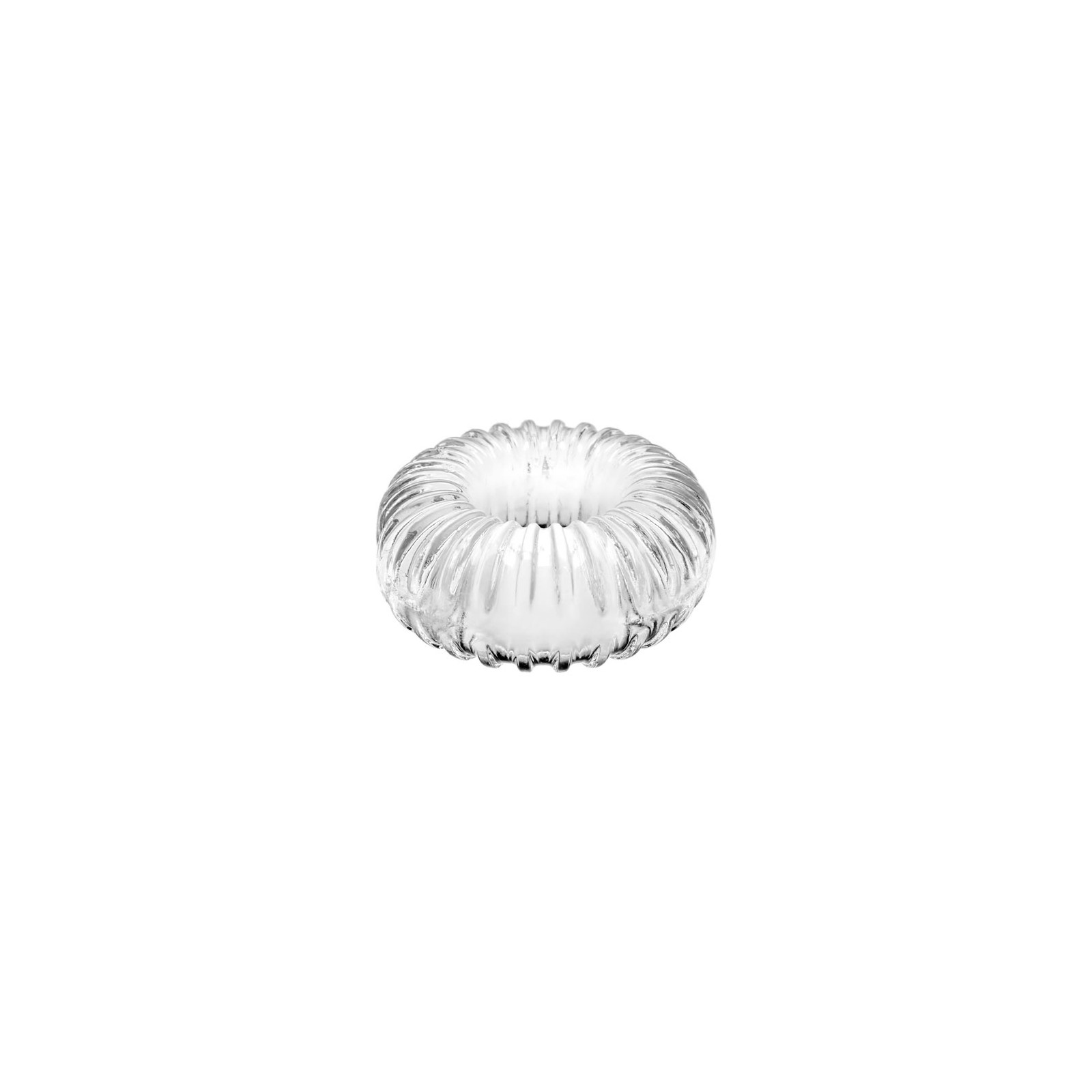 Perfect Fit Ribbed Ring Clear