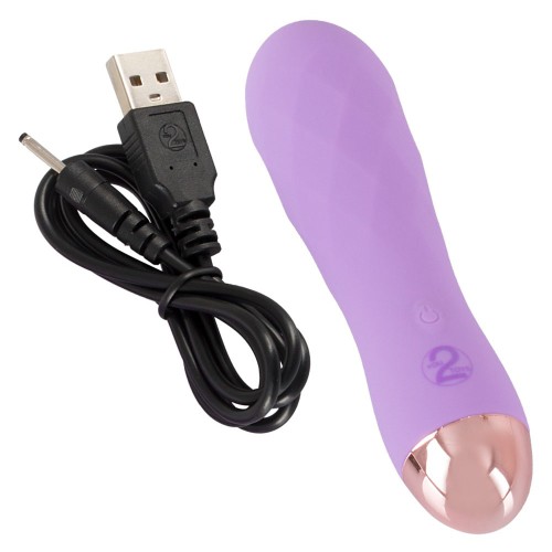 Mini Vibrador Cuties Silk Touch Recargable Morado