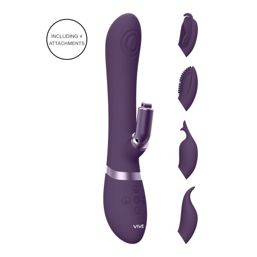 Vive Etsu Interchangeable Rabbit Vibrator - Powerful and Versatile