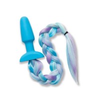 Furry Tales Silicone Unicorn Tail Butt Plug for Playful Adventures