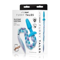 Furry Tales Silicone Unicorn Tail Butt Plug for Playful Adventures