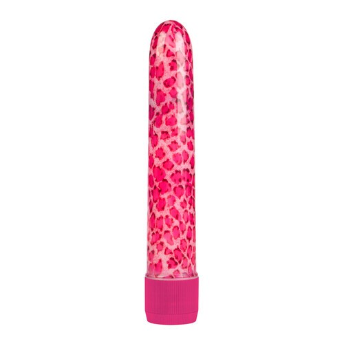 Vibrador Masajeador Leopardo Rosa para Orgasmos Poderosos