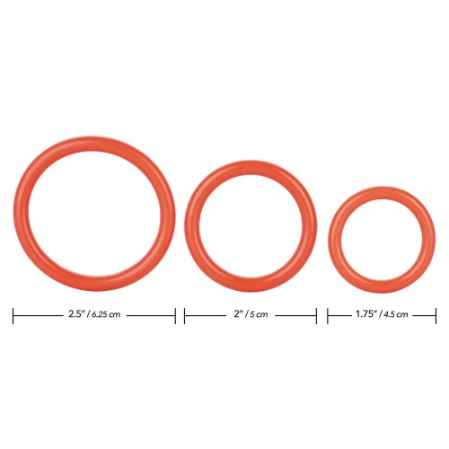 Tri-Rings Set of Three Cock Rings