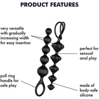 Satisfyer Set of 2 Anal Beads for Enhanced Pleasure