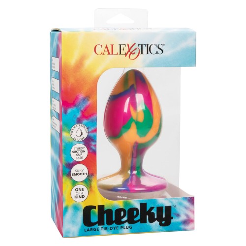 Plug Anal Grande Cheeky con Diseño Tie Dye