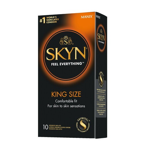 Condones SKYN Tamaño King Sin Latex 10 Piezas