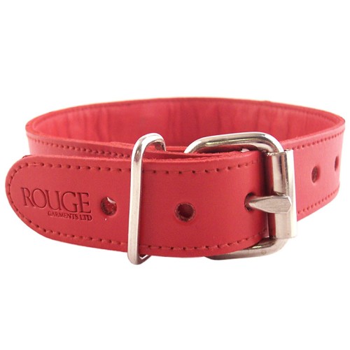 Rouge Garments Red Studded O-Ring Collar