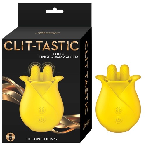 Clit-Tastic Tulip Finger Massager for Enhanced Pleasure