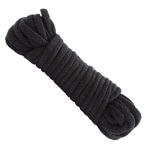 Japanese Style Bondage Rope In Black Versatile Restraint Tool