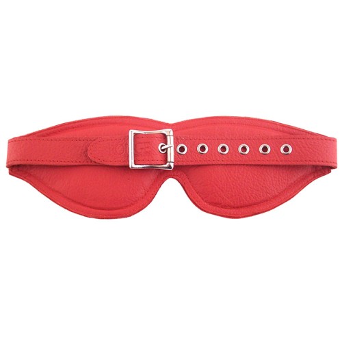 Rouge Garments Red Padded Blindfold Adjustable Size